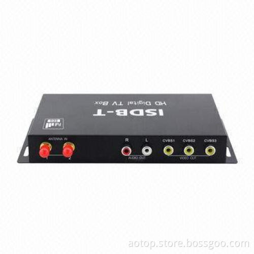 Car Digital TV Box, Supports High-speed 250km/hr, Full HD 1080P, ISDB-T One/Full Seg for Brazil